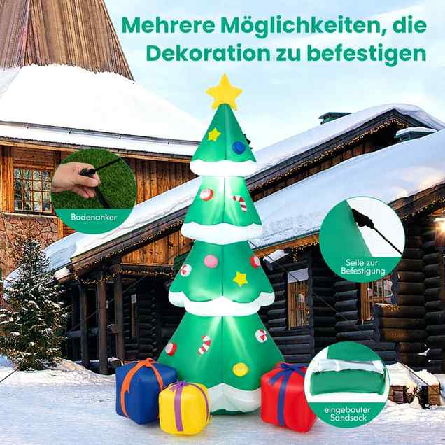Promotion Piepūšama Ziemassvētku egle, 3 dāvanu