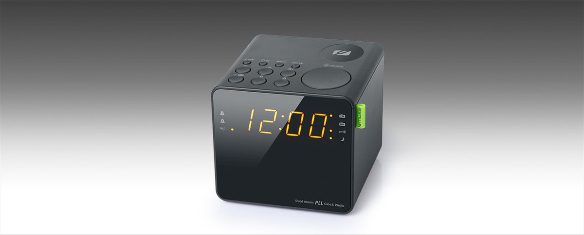 Radio pulkstenis ar modinātāju Muse M-187CR