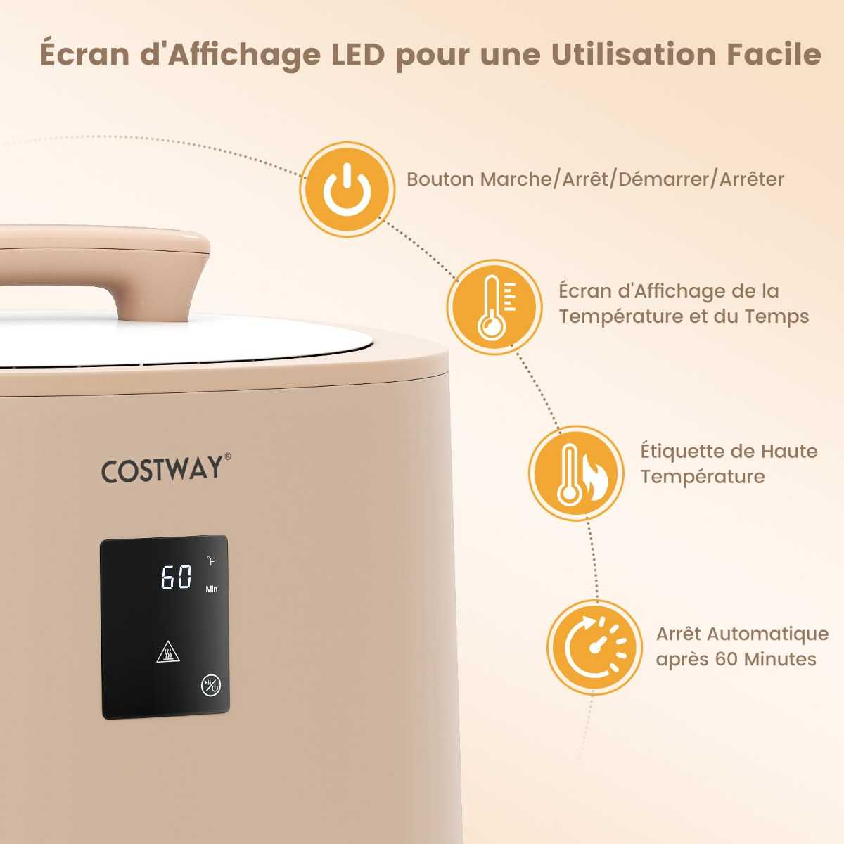 Promotion Dvieļu sildītājs, 18 l, Brūns