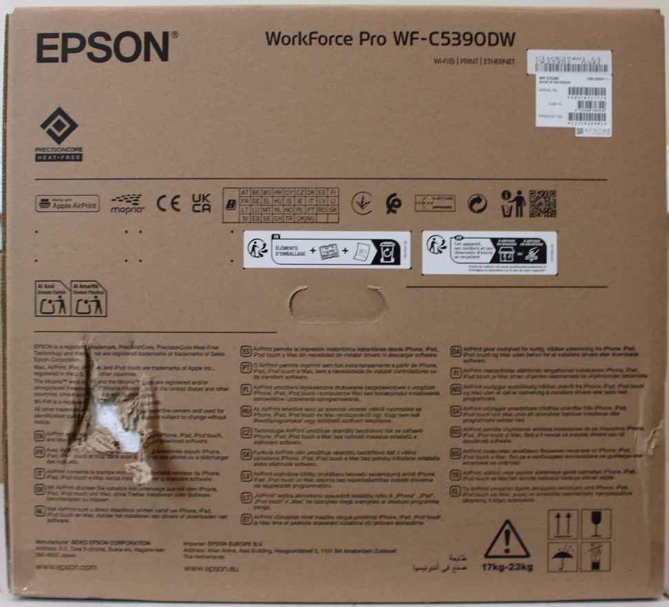 Tintes printeris Epson WorkForce Pro WF-C5390DW