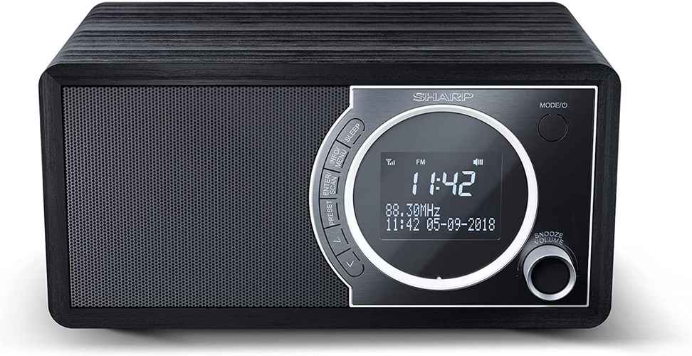 Sharp DR-450(BK) Digital Radio, FM/DAB/DAB+, Bluetooth