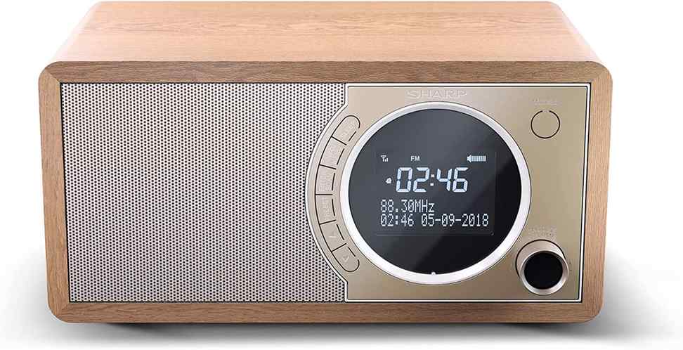 Sharp DR-450(BR) Digital Radio, FM/DAB/DAB+, Bluetooth