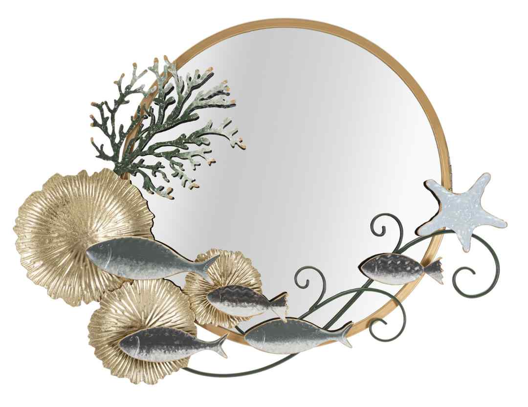 Mauro Ferretti Sienas spogulis FISH, Daudzkrāsains