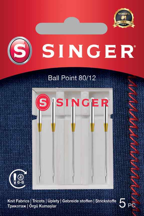 Šūšanas adatas Singer Ball Point