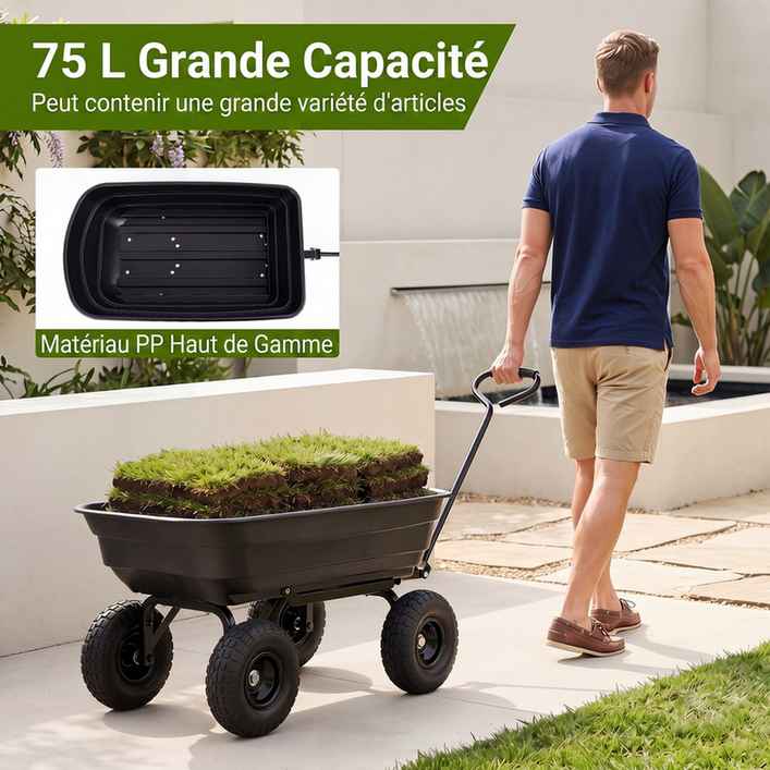 Promotion Dārza ķerra, 75 l, 300