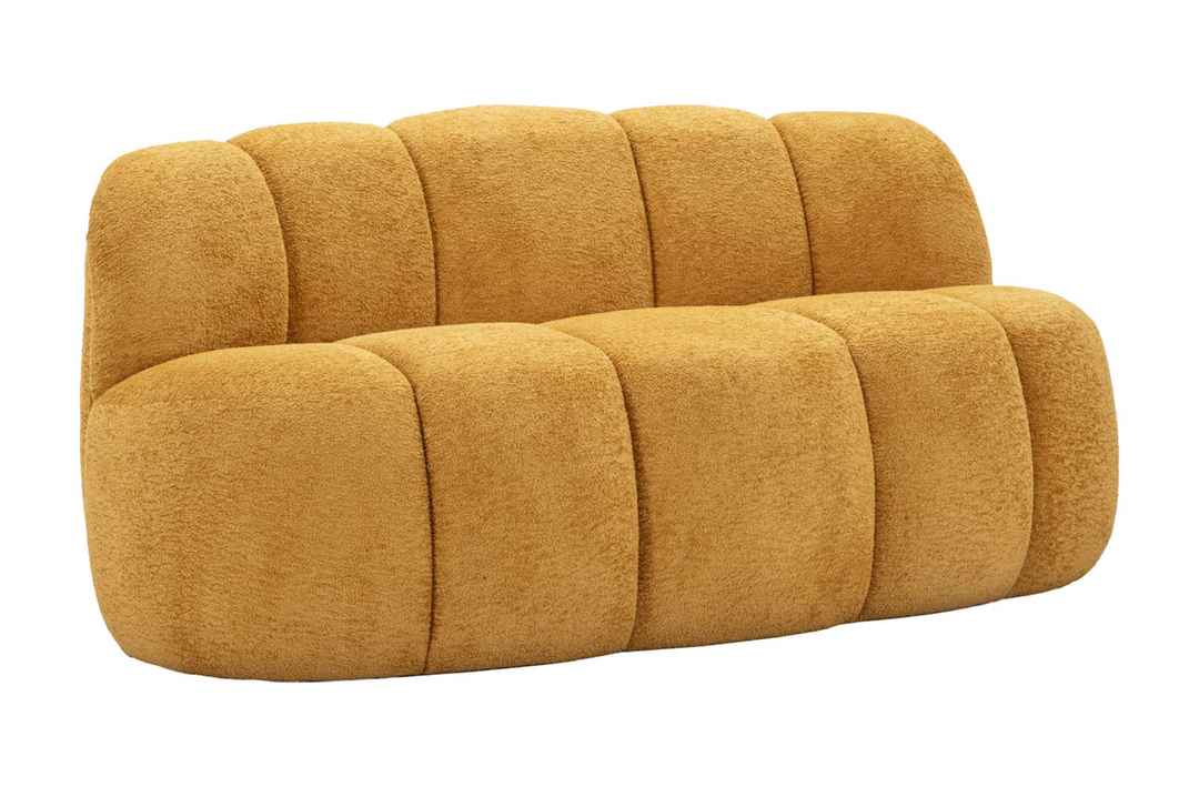 Mauro Ferretti Sofa Ball, 2-vietīga, Dzeltena