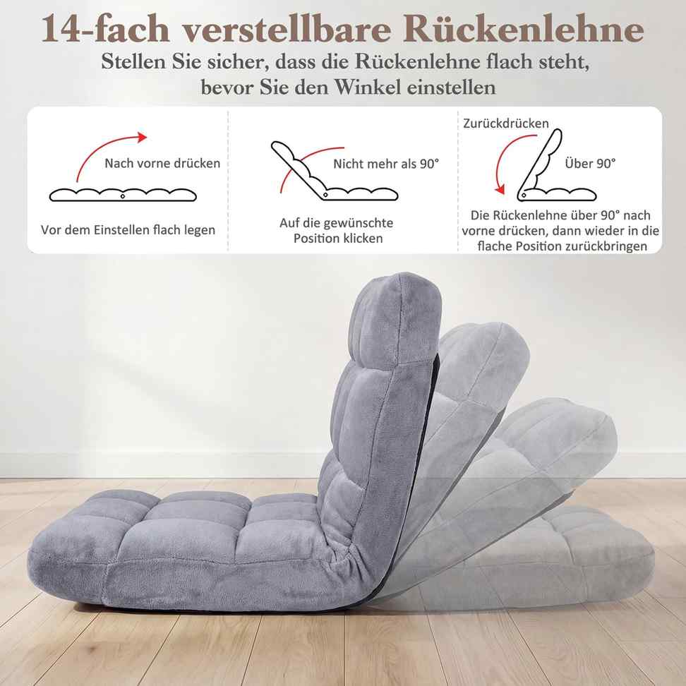 Promotion Salokāms grīdas krēsls, 14 pozīciju