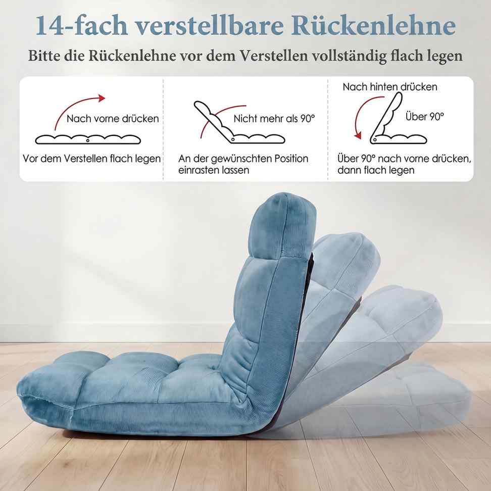 Promotion Salokāms grīdas krēsls, 14 pozīciju
