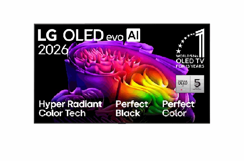 Televizors LG OLED77G61LW, 77 collas, Melns