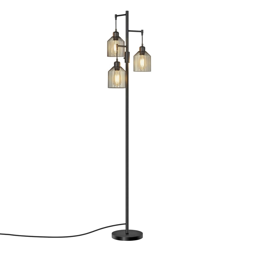 Songmics Stāvlampa VASAGLE, 3 E27 ligzdas