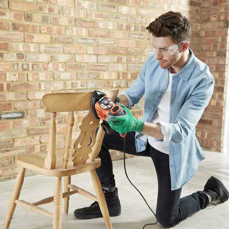 Trijstūra slīpmašīna BLACK & DECKER KA280K-QS