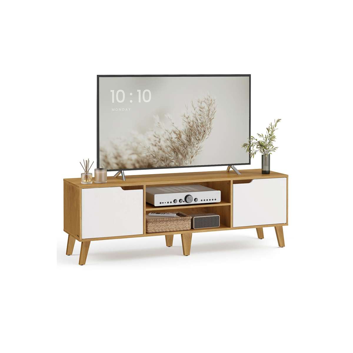 Songmics TV statīvs VASAGLE LTV556, ar