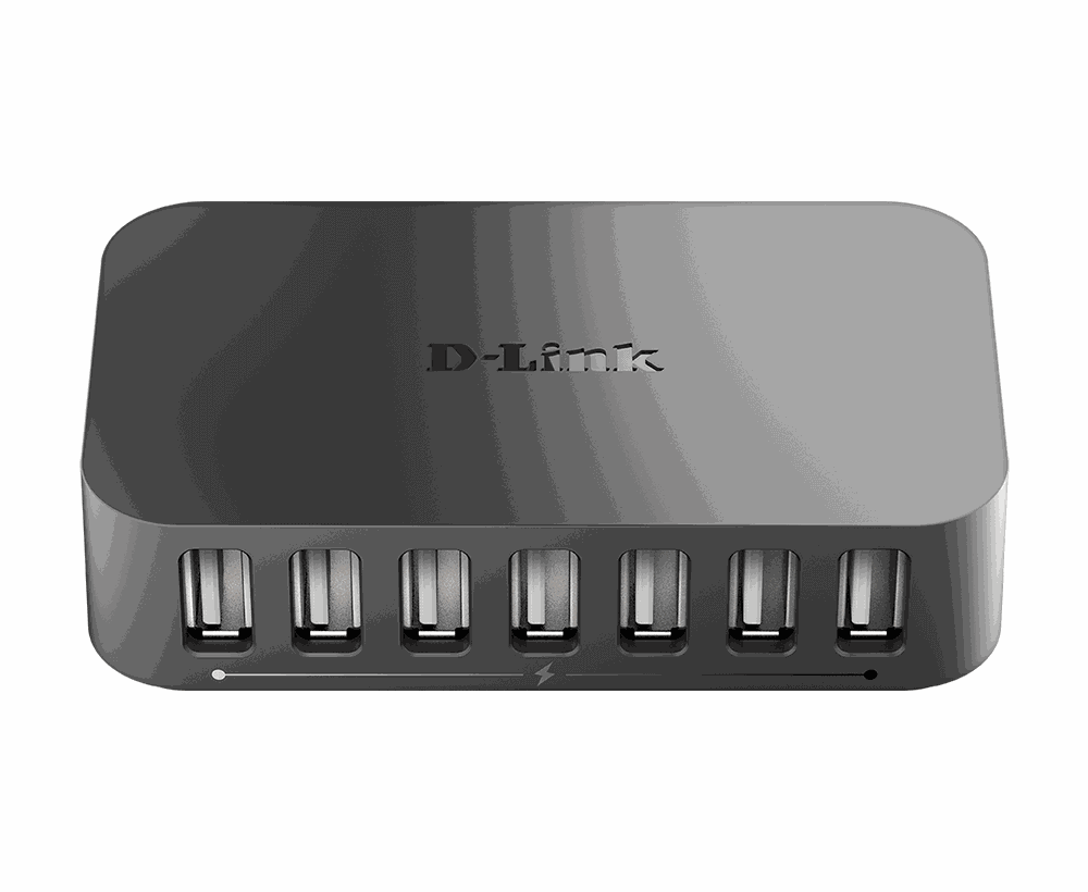 USB centrmezgls D-Link DUB-H7/E, 7 pieslēgvietas