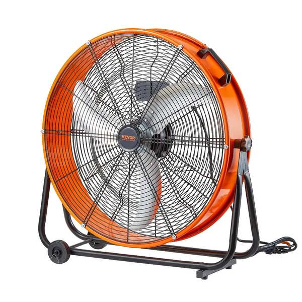 Vevor Industriālais cilindriskais ventilators, 24 collas