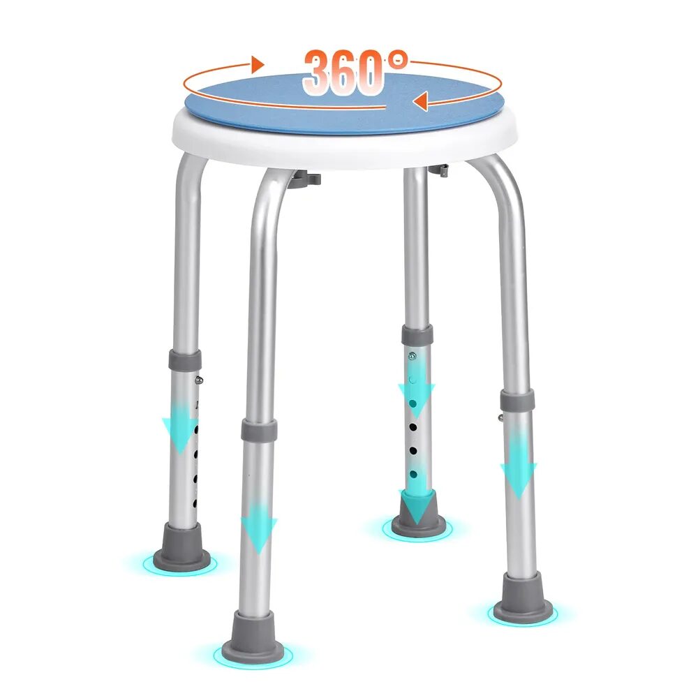 Vevor Dušas krēsls ar 360° rotāciju