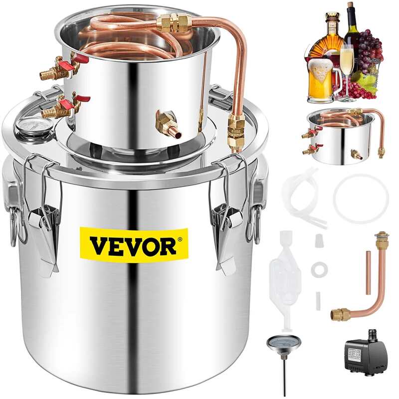 Vevor Alkohola destilācijas aparāts 50 l