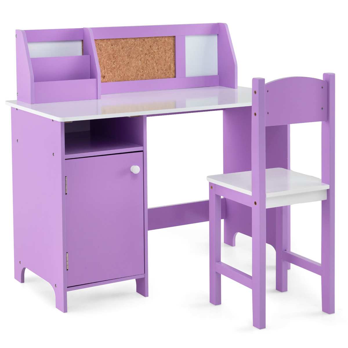 Promotion Bērnu rakstāmgalds ar skapīti, Violets