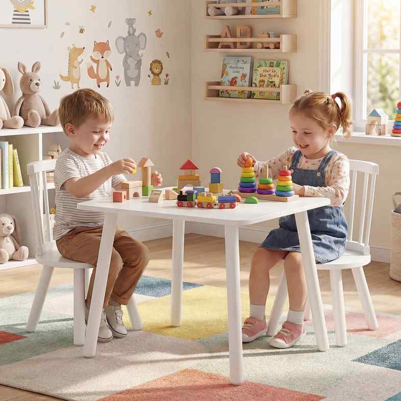 Promotion Bērnu mēbeļu komplekts, galds un
