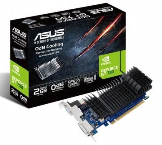 Videokarte ASUS GF GT730-SL-2GD5-BRK, 2 GB