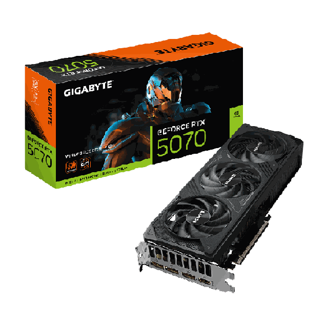 Videokarte Gigabyte GeForce RTX 5070 WINDFORCE