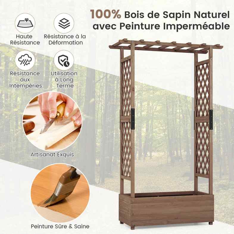 Promotion Puķu pods ar režģi, 2