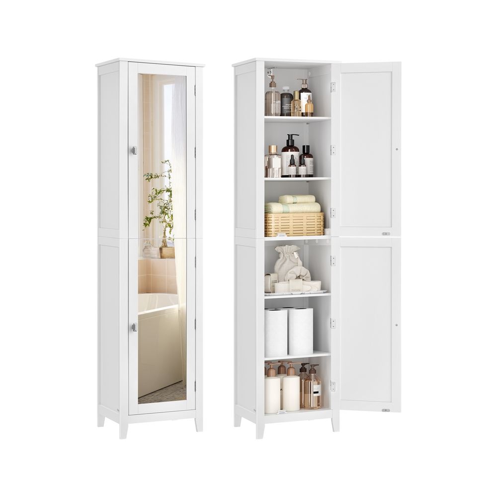 Songmics Vannas istabas skapis VASAGLE BBC764WH01