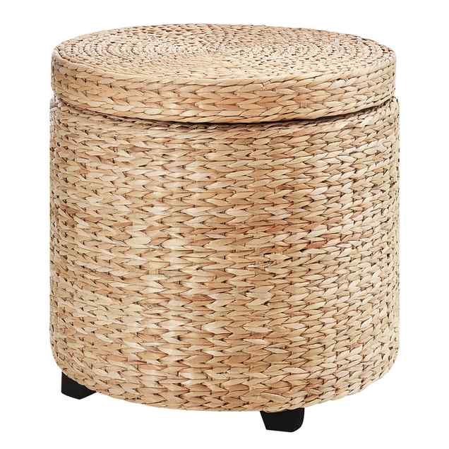 Aosom Pufs Homcom 43x43x43cm., gaiši brūns