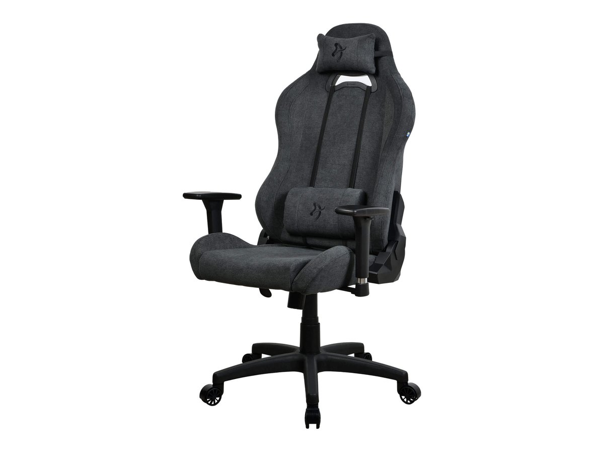 Spēļu krēsls Arozzi Torretta SoftFabric, Pelēka