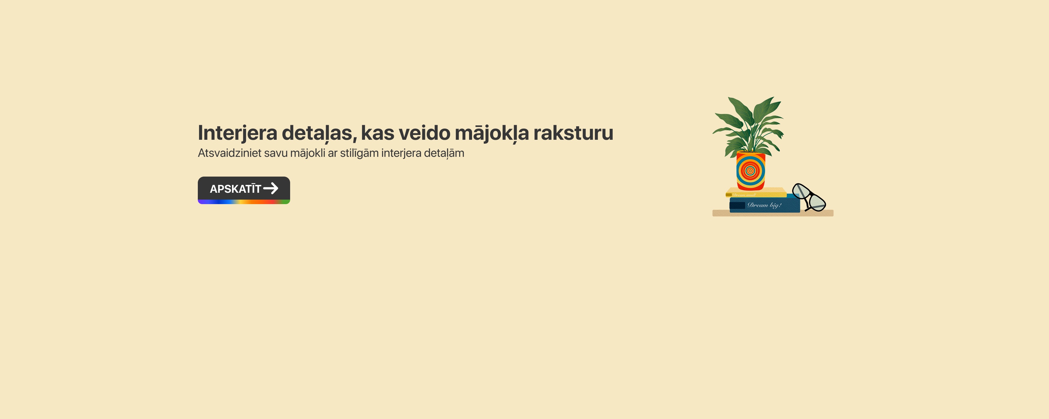 Interjera detaļas, kas piešķir mājoklim raksturu