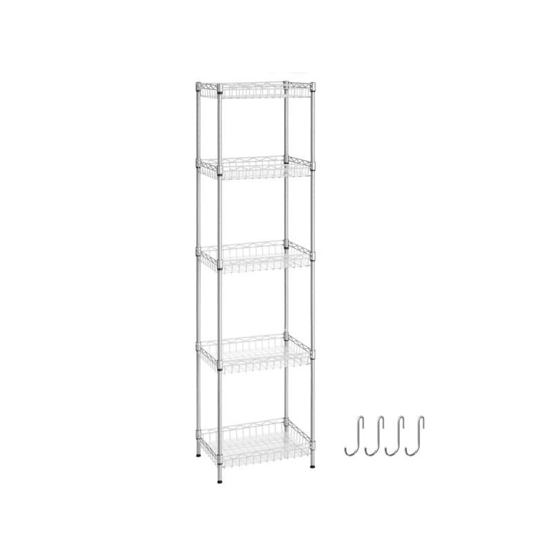 Virtuves plaukts ar 5 regulējamiem plauktiem LGR105E01