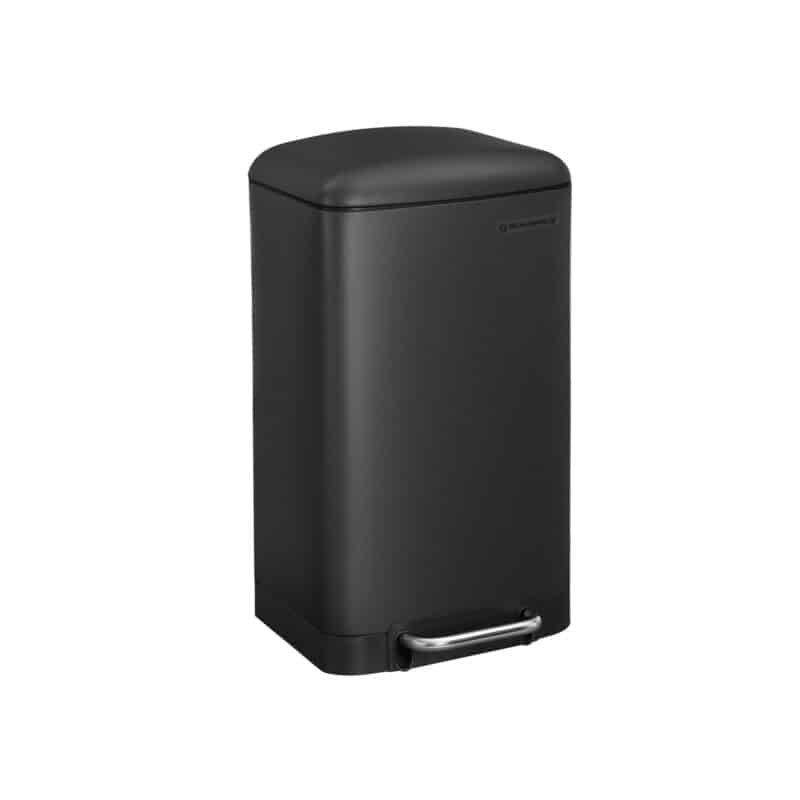 Pedāļa tvertne ar iekšējo tvertni, melna