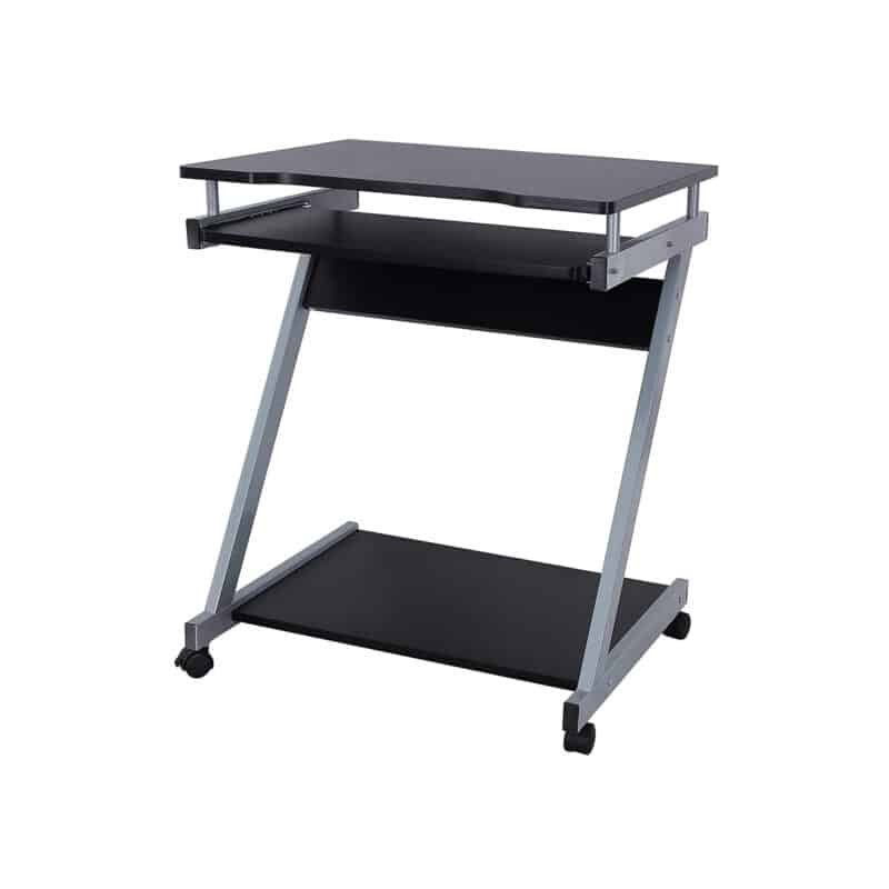 Mobilais galds Z formas LCD811B, melns