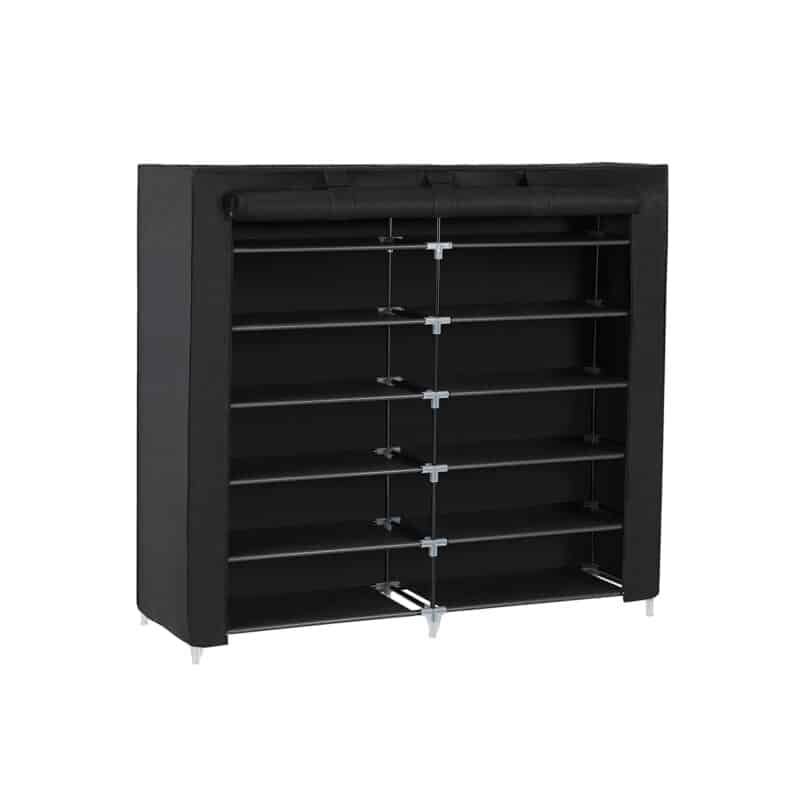 Auduma apavu plaukts RXJ12H 88 x 28 x 160 cm., melns