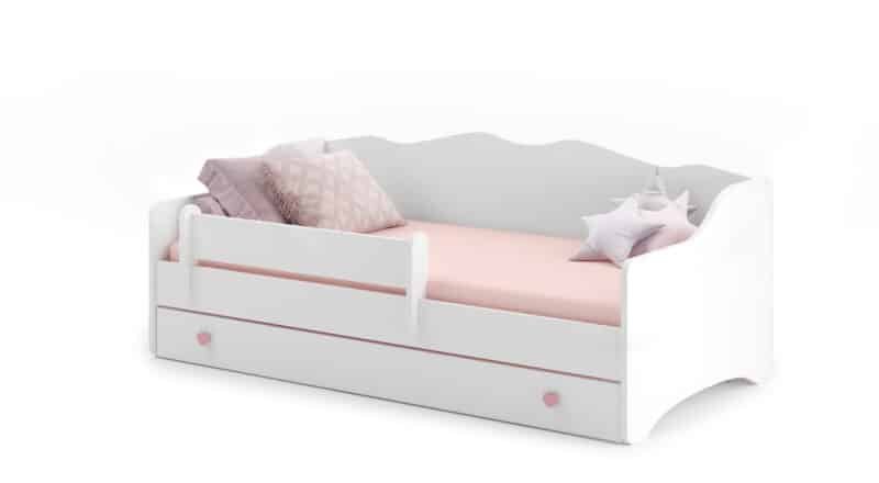Bērnu gulta Emma ar matraci un atvilktni 164 cm x 85 cm x 70 cm