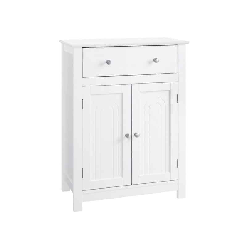 Vannas istabas skapis 60 x 80 x 30 cm ar atvilktni, balts