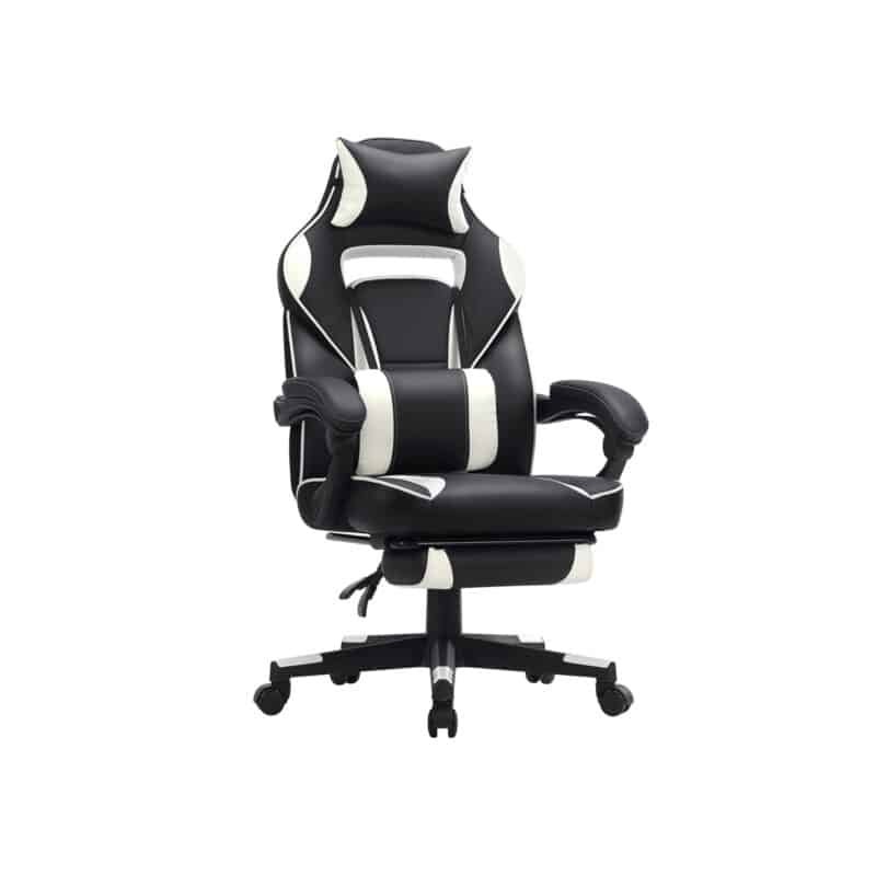 Spēļu krēsls OBG73BW, melns/balts