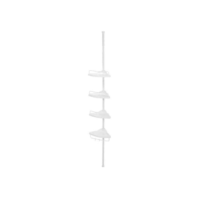 Dušas plaukts 85-305 cm., balts
