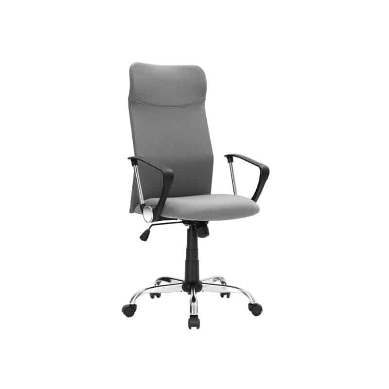 Ergonomisks biroja krēsls, pelēks
