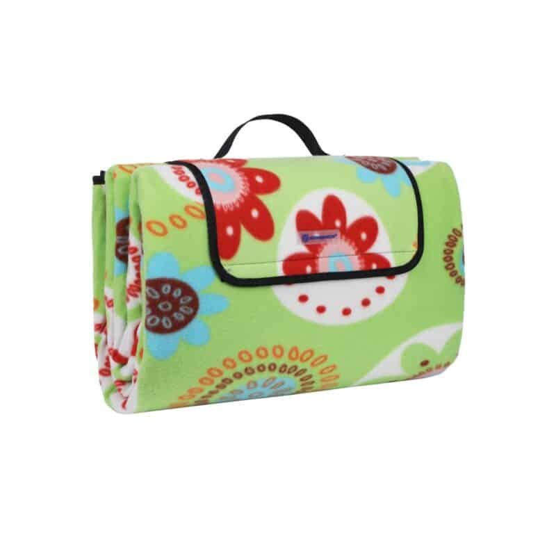 Pludmales piknika sega / sega ar izolāciju Flanel Hippie XXL izmērs 200 x 200 cm