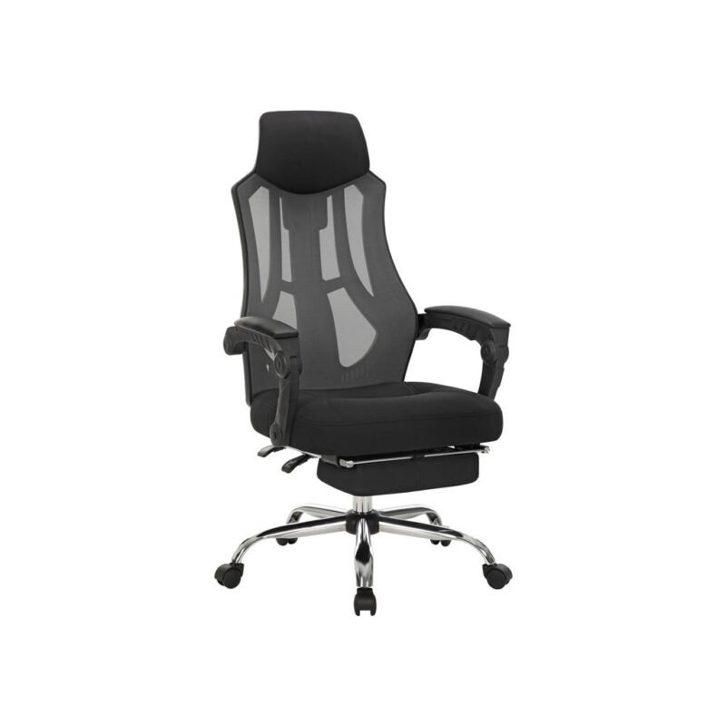 Biroja krēsls OBN056B01, melns/pelēks