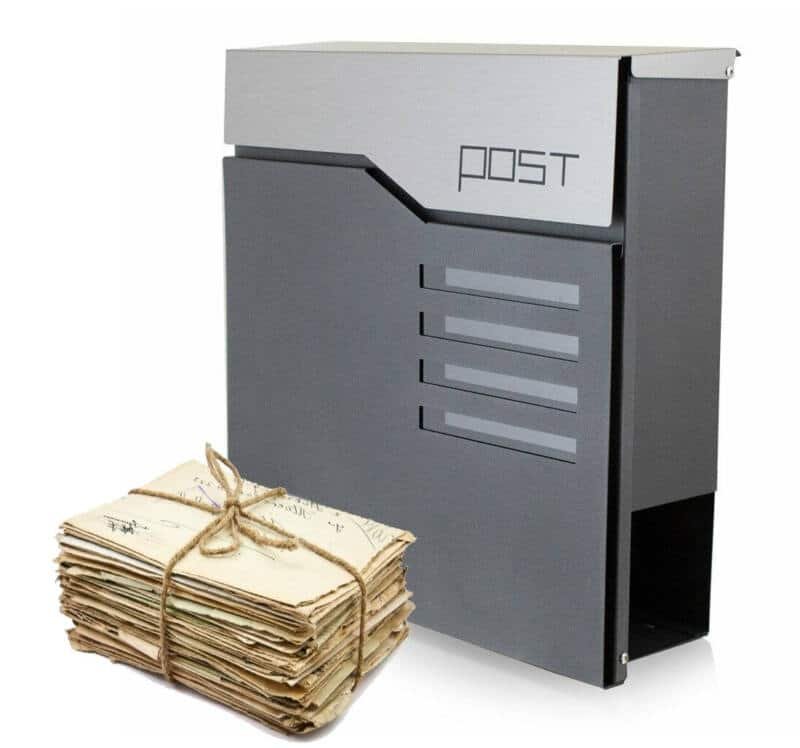 Moderna pastkastīte, pelēka