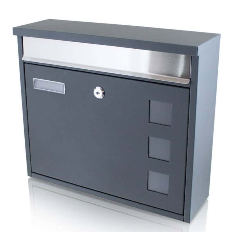 Klasiska pastkastīte, grafīta krāsā